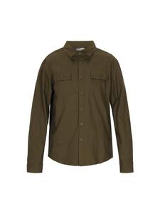 DreiMaster Мужская рубашка темно-зеленого цвета