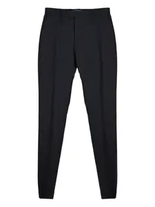 Плиссированные классические брюки Incotex, черный