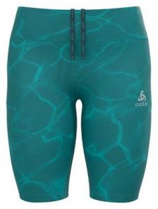 Женские шорты для бега Odlo Zeroweight Print Blue