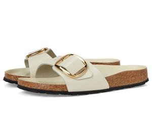Сандалии Birkenstock Madrid Big Buckle High Shine, экрю