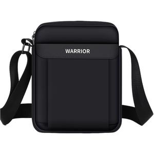 Воин Оксфорд Кроссбоди Сумка Мужская Черная, Черный Стиль 2[Широкая]