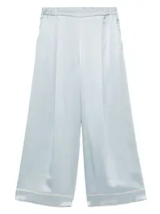 Шелковые пижамные брюки Carine Gilson, синий