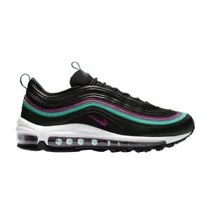 Кроссовки Nike Wmns Air Max 97 'Black Grape', черный