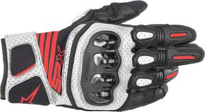 Мотоциклетные перчатки Alpinestars sp x air carbon v2, Black/White/Red