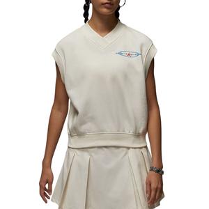 Бруклин флисовая майка Women's Jordan, белый/черный