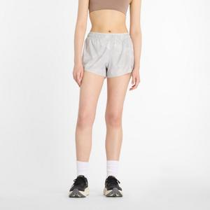 Шорты женские для бега New Balance, цвет grey matter (ws41201gym)