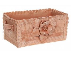 Цветочный горшок Biscottini FLOWER цвет terrakotta