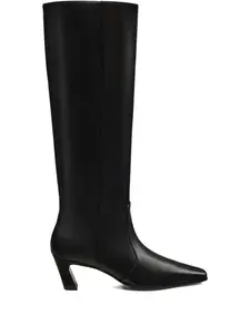 Сапоги Stassi на каблуке 50 мм Stuart Weitzman, черный