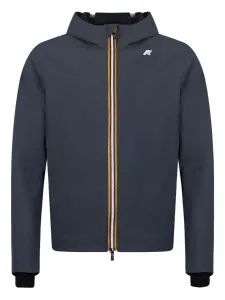 Куртка на молнии с капюшоном K-Way, синий