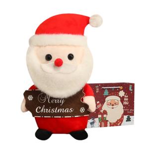 Плюшевая кукла Санта Клаус, милый медвежонок, высота 23 см OU DI PIG