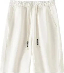 Мужские спортивные шорты с карманами и эластичным поясом