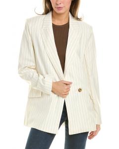 Куртка с узором «линия и точка» Line & Dot, белый