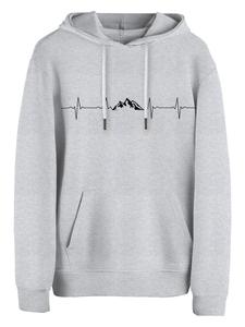 Толстовка Cotton Prime Pulsschlag Berge, серый