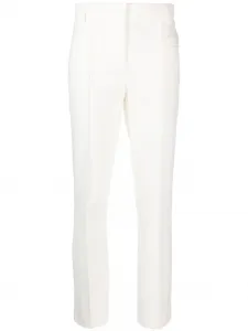 Укороченные брюки узкого кроя Fabiana Filippi, белый