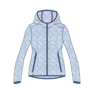 Флисовая куртка для девочек CMP с фиксированным капюшоном 3H19825