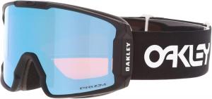 Горнолыжные очки OAKLEY Line Miner LARGE/MEDIUM для мужчин и женщин, OO7070, OO7093+, комплект аксессуаров, поводок, чехол из микрофибры Luxottica, Factory Black/Prizm Snow Sapphire Iridium