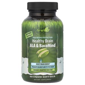 Irwin Naturals, PQQ Healthy Brain ALA & BacoMind, 60 мягких таблеток