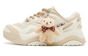 QIAODAN Устойчивые к сухому истиранию, легкие, нескользящие, низкие кроссовки для скейтбординга, женские, цвета слоновой кости, белого, березового, хаки