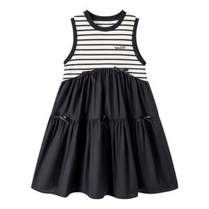 Disney Платье Black White Stripes для детей 3-7 лет