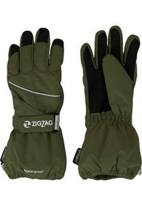 Перчатки ZigZag, темно-зеленый