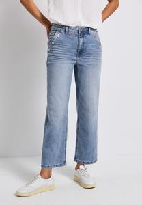 Джинсы прямого кроя MIT KNOPFDETAIL Street One, цвет Blau