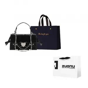 ZUONU Цепная сумка через плечо, Black