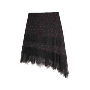 Повседневная короткая юбка женская ELLE, черный floral