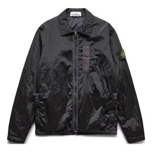 Куртка compass patch zipped jacket 'black' Stone Island, черный