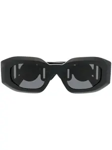 Солнцезащитные очки в массивной оправе с декором Medusa Versace Eyewear, черный