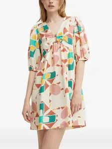 Мини-платье с принтом "апельсины" Ba&Sh, нейтральный
