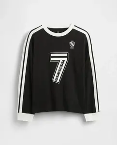 Детская футболка с логотипом футбола Gap, черный