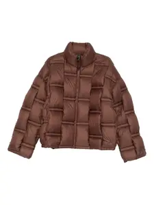 Стеганая куртка на молнии Raxxy, коричневый