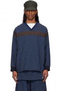 SSENSE Эксклюзивный топ Navy Staff SC103