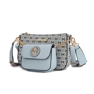 Женская двойная сумка через плечо Ciri Versatile от Mia K MKF Collection By Mia K., светло-голубой