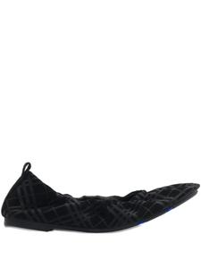 Burberry балетки с завязками, черный