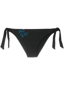 Плавки бикини с цветочной вышивкой La Perla, черный