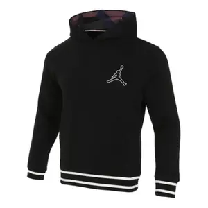 Толстовка Air Jordan Flight MVP Fleece Pullover Hoodie 'Black', черный