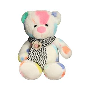 Плюшевая игрушка плюшевый мишка мультяшный яркий цвет высота 36см MERCONSER, Rainbow