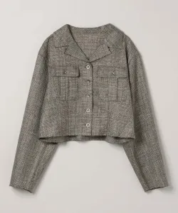 Куртка-рубашка Lame Check Kaikin Jeanasis, цвет Other Beige (55)