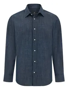 Джинсовая рубашка Boggi Milano, синий