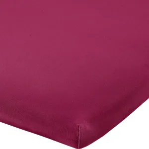 Простыня Topper Fitted Sheet Murnau" wine red 90x190 cm - 100x200 cm" Erwin Müller