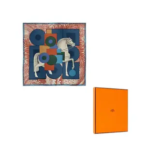 HERMES Шелковый  шарф Mulberry Silk Scarves Women's Multicolor