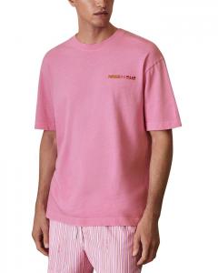 Футболка Che Brava с принтом "Закат" в стиле washed REISS, розовый