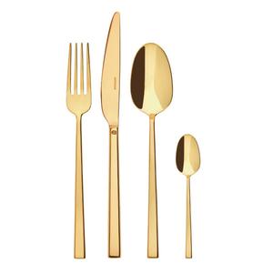 Rock - набор столовых приборов из нержавеющей стали/золота PVD, 24 предмета Sambonet, золото