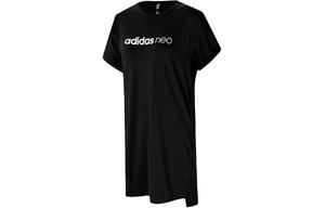Футболка с коротким рукавом женская черная Adidas Neo