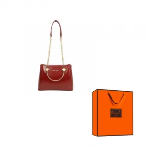 PAYOT Женская сумка через плечо из искусственной кожи микрофибра бордового цвета, Burgundy