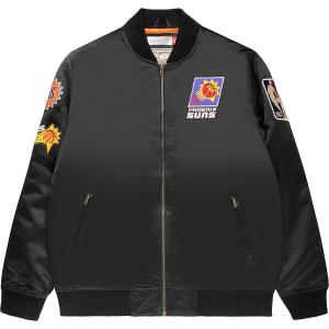 Куртка NBA PHOENIX SUNS SATIN BOMBER JACKET Mitchell And Ness, цвет Schwarz