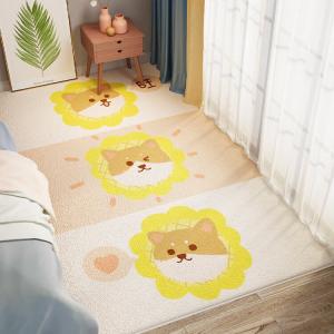 Budis Ковер 120х180 см из искусственного кашемира с рисунком собаки, для спальни, милый мультяшный стиль