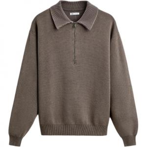 Мужская поло ZARA, серый