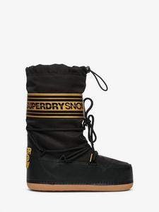 Зимние ботинки с подкладкой под логотип Superdry, черный